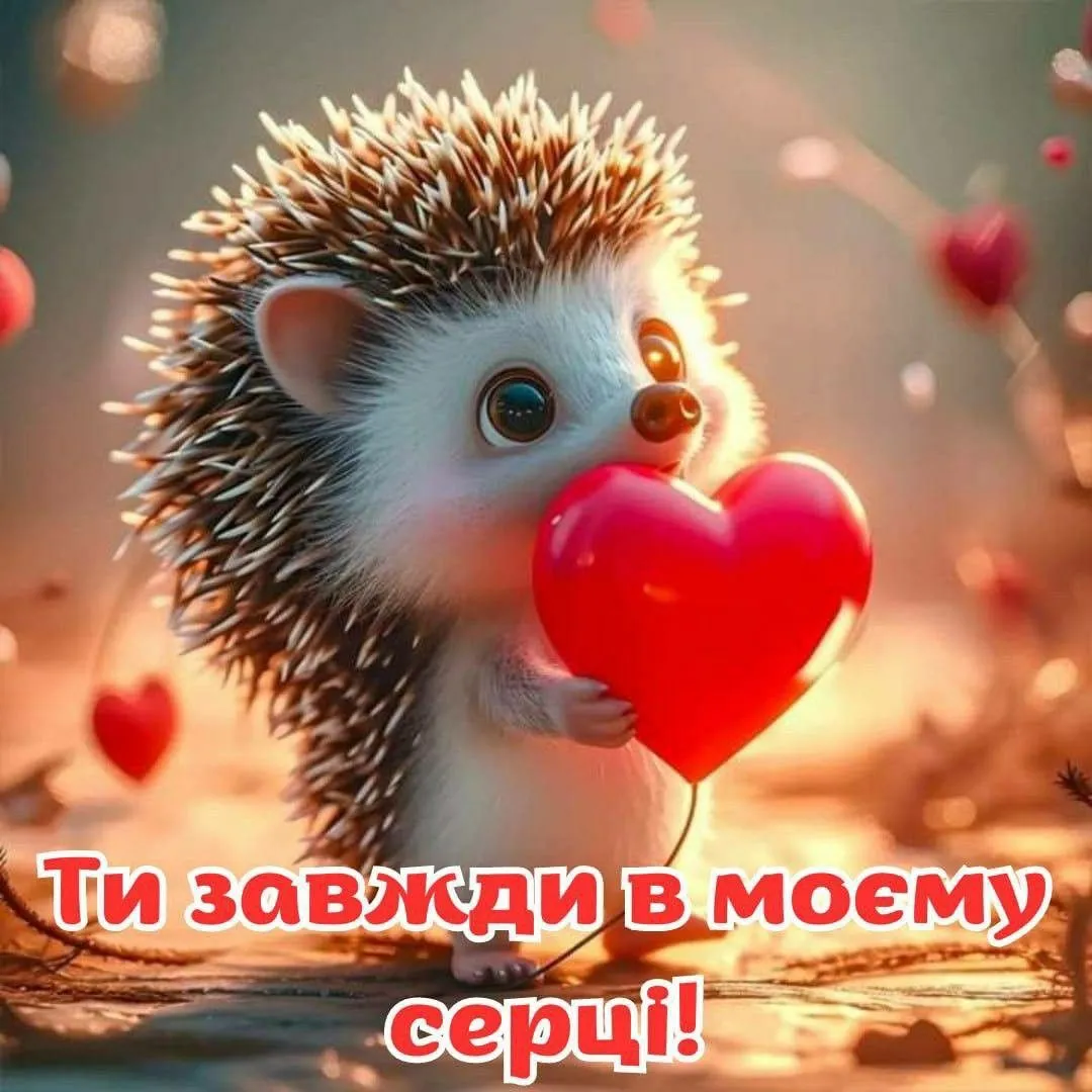 Тепла картинка зі словами кохання - з романтичними словами, для рідних людей